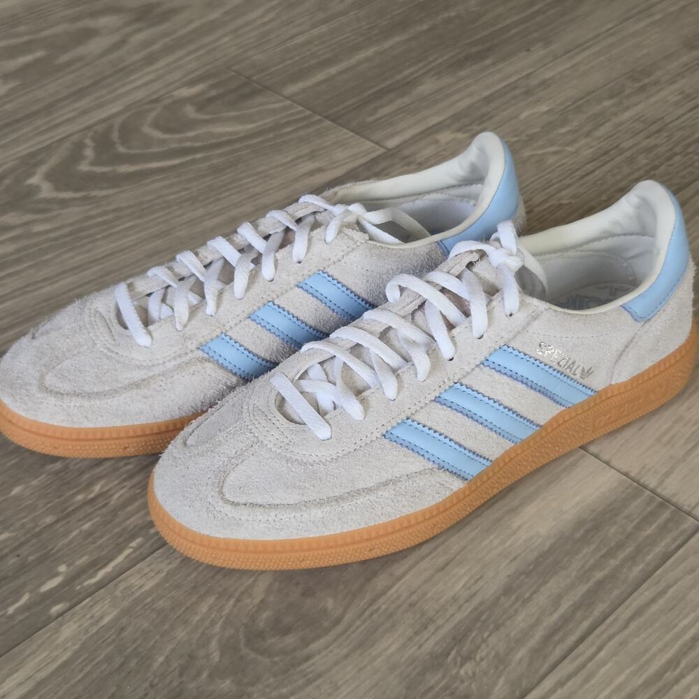 Adidas Handball Spezial Womens US 7.5 Gray Athletic Walking Shoes Sneakers - Picture 14 of 15